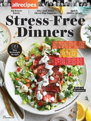 cover image of allrecipes Stress-Free Dinners